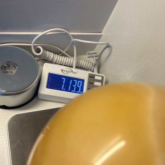 Massive 4" Orange Calcite Sphere – 7+ Pounds of Natural Beauty - Picture 7 of 8